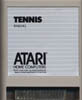 RealSports Tennis Atari cartridge scan