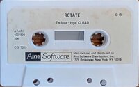Rotate Atari tape scan