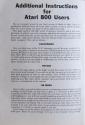 Sands of Mars Atari instructions