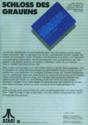 Schloss des Grauens Atari disk scan