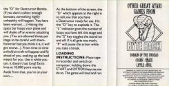 Screaming Wings Atari tape scan