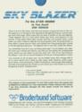 Sky Blazer Atari disk scan