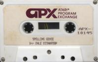 Spelling Genie Atari tape scan