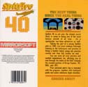 Spitfire '40 Atari disk scan