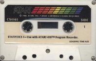 Statistics I Atari tape scan