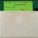 Super 3D Plotter II Atari disk scan