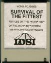 Survival of the Fittest Atari cartridge scan