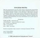 Syn Boga Wiatru Atari disk scan