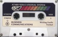 Talk & Teach - Business Communications Atari tape scan