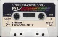 Talk & Teach - Business Communications Atari tape scan
