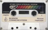 Talk & Teach - Business Communications Atari tape scan