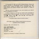 Tanks and Squads Atari tape scan