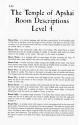 Dunjonquest - Temple of Apshai Atari instructions
