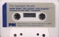 Alphabet Arcade (The) Atari tape scan