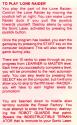 Lone Raider (The) Atari instructions
