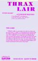 Thrax Lair Atari instructions