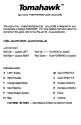Tomahawk Atari instructions