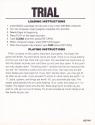 Trial Atari instructions