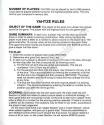 Video Yahtze Atari instructions