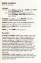 Word Olympics Atari instructions