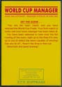 World Cup Manager Atari disk scan