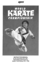 World Karate Championship Atari instructions