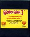 Worm War I Atari cartridge scan