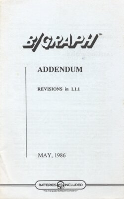 Addendum - May, 1986