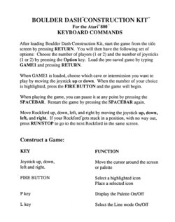 keyboard commands