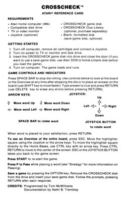 reference card