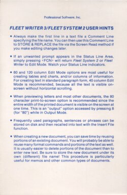 Reference Card