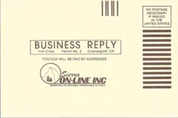 warranty card