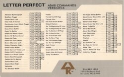 Keyboard reference card - version 6