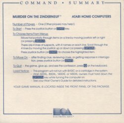 command summary card