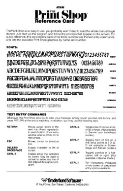 Reference Card