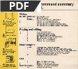 Command Summary Card