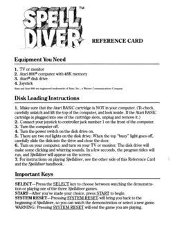 reference card