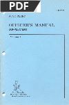 officer's manual supplement