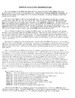 utilities documentation