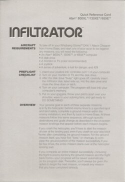 quick reference card