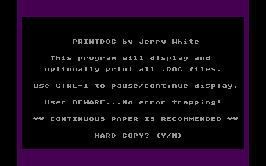 1030/835 Telecommunications atari screenshot