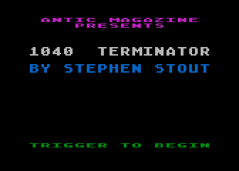 1040 Terminator atari screenshot