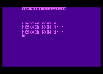 10-Print atari screenshot