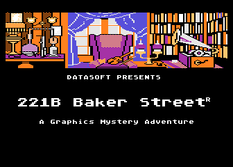 221B Baker Street atari screenshot