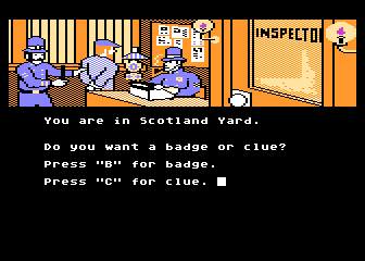 221B Baker Street atari screenshot