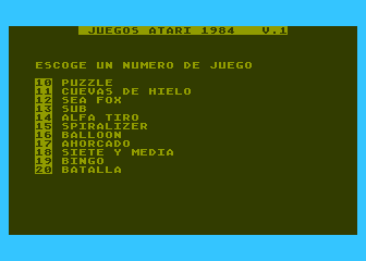 26 Juegos atari screenshot