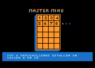 3-D Master Mind atari screenshot