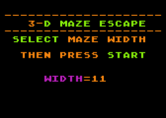 3-D Maze — screenshot 1