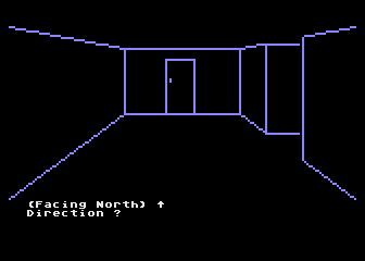 3-D Maze atari screenshot