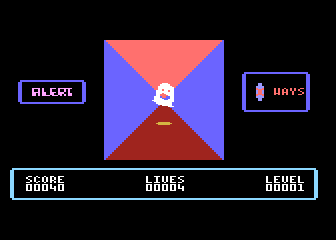 3-D Pac atari screenshot